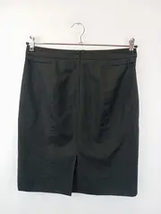 Vorschaubild 2 von Damen Bleistiftrock Gr. 38/M Schwarz Business Rock Wolle