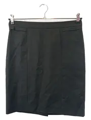 Vorschaubild 1 von Damen Bleistiftrock Gr. 38/M Schwarz Business Rock Wolle
