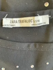 Vorschaubild 3 von Damen Langarmshirt Oberteil Schwarz Gr. 36;S Modisch Strass