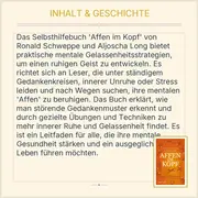 Vorschaubild 3 von Affen im Kopf Hardcover Ronald Schweppe Achtsamkeit Stressbewältigung