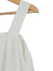 Vorschaubild 4 von Damen Top Shirt M Weiß Modern Cold Shoulder Nieten