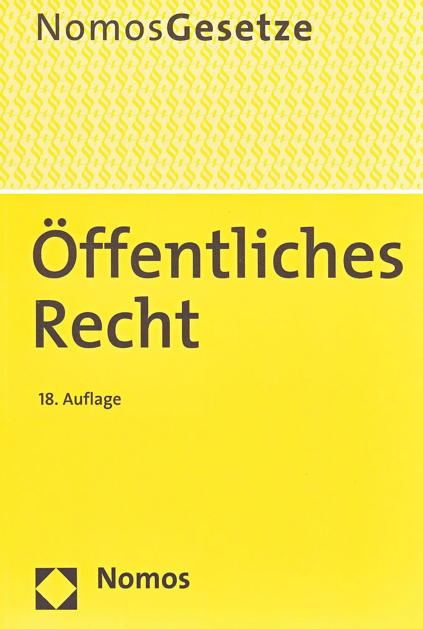 Nomos Gesetze Öffentliches Recht Taschenbuch 18. Auflage 2009 Verwaltungsrecht