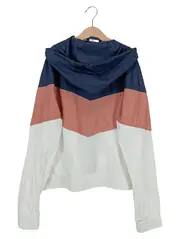 Vorschaubild 2 von Damen Sweatjacke Gr. 36/S Mehrfarbig Kapuze Reißverschluss