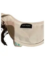 Vorschaubild 5 von Damen T-Shirt Gr. 38 Kurzarm Grafik Print Weiß Casual Baumwolle