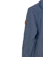 Vorschaubild 2 von Damen Jumpsuit Overall Gr. M Blau Punkte Kapuze Baumwolle