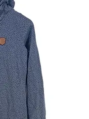 Vorschaubild 3 von Damen Jumpsuit Overall Gr. M Blau Punkte Kapuze Baumwolle