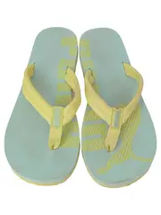 Vorschaubild 2 von Damen Badeschuhe Flip Flops Gr. 41 Blau Gelb Sportlich Freizeit