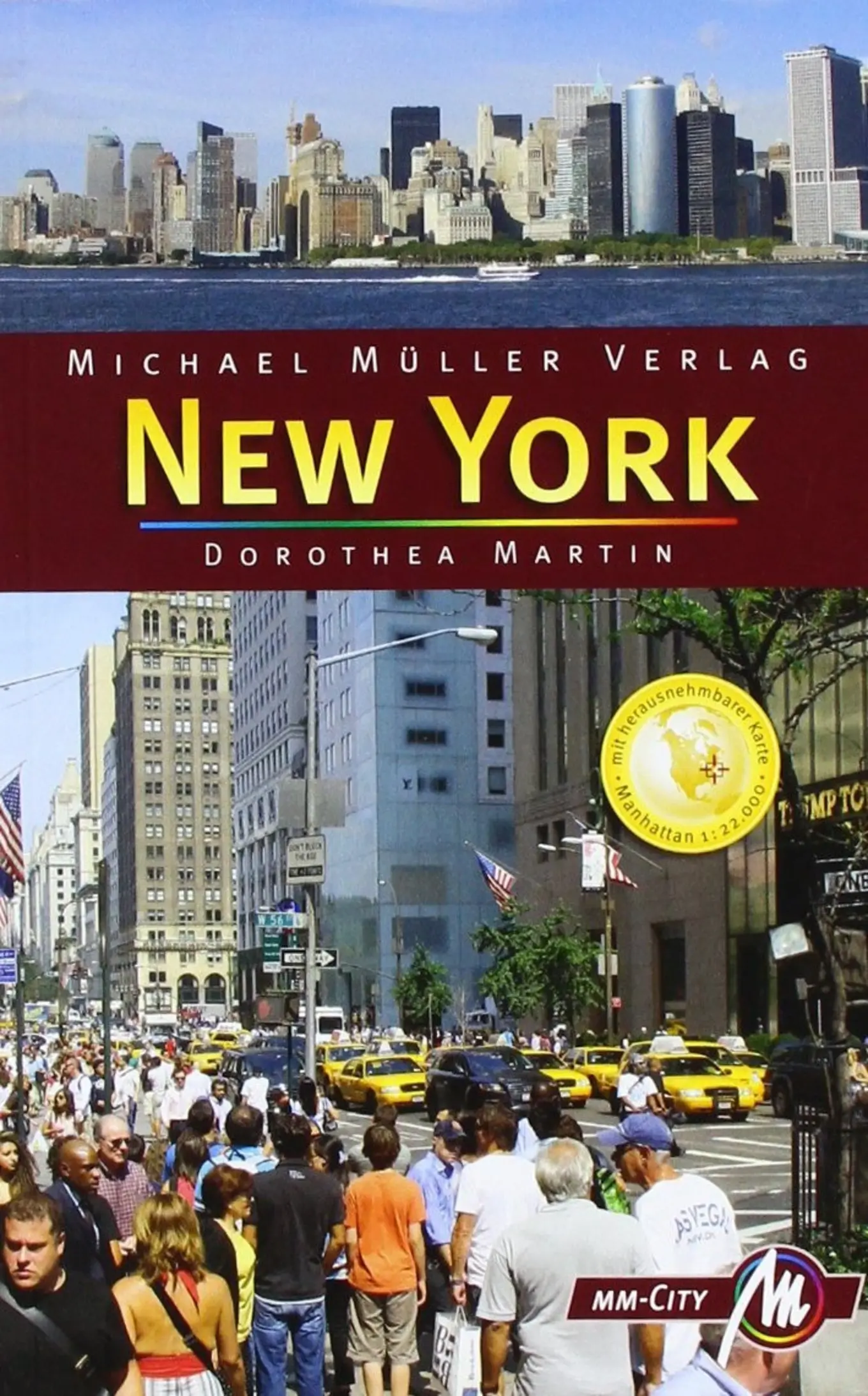 New York Reiseführer Dorothea Martin Michael Müller Verlag m. Karte