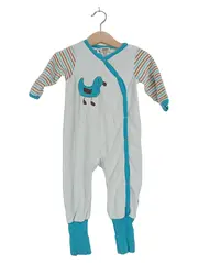 Vorschaubild 1 von Babywear Strampler Einteiler Gr. 68 Türkis Ente Baumwolle