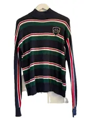 Vorschaubild 1 von Damen Pullover Gr. 38/M Mehrfarbig Gestreift Casual Preppy