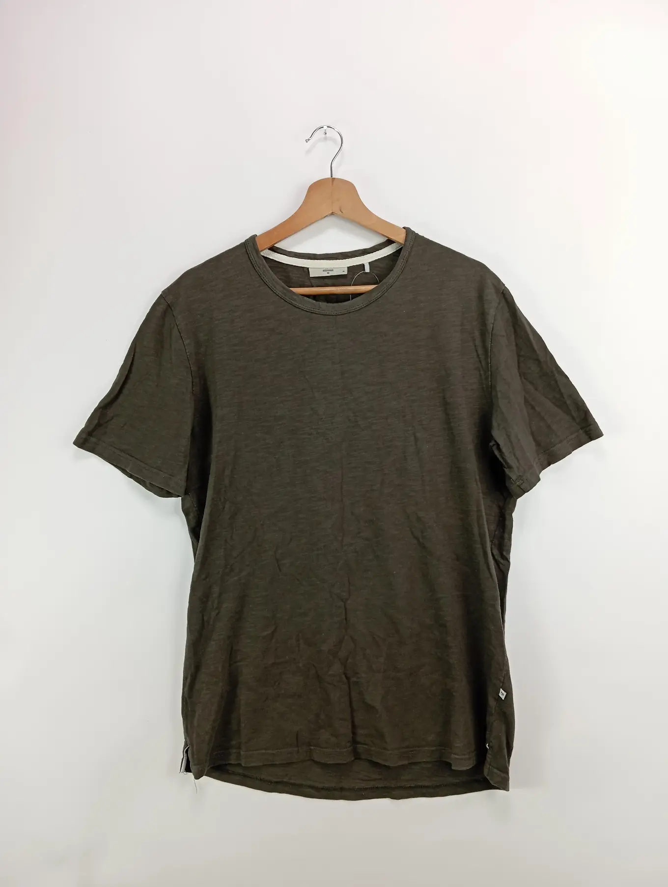 MINIMUM Herren T-Shirt Gr. M 48/M Braun Casual Baumwolle