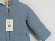 Vorschaubild 3 von Kinder Steppjacke Mädchen Junge Gr. 74 Blau Casual Kapuze