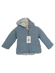 Vorschaubild 1 von Kinder Steppjacke Mädchen Junge Gr. 74 Blau Casual Kapuze