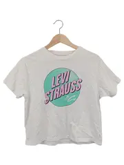 Vorschaubild 1 von LEVIS Damen T-Shirt Weiß 32/XXS Casual Logo Print Kurzarm
