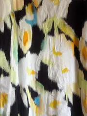Vorschaubild 4 von Damen Bluse Kurzarm Abstrakt Mehrfarbig Gr. 42