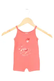 Vorschaubild 1 von Baby Body Gr. 60/62 Rot Baumwolle Mädchen mit Print