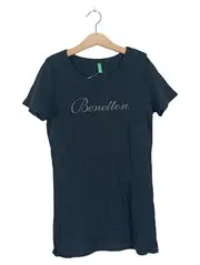 Vorschaubild 1 von Damen T-Shirt Gr. 36/S Schwarz Casual Glitzer