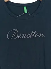 Vorschaubild 3 von Damen T-Shirt Gr. 36/S Schwarz Casual Glitzer