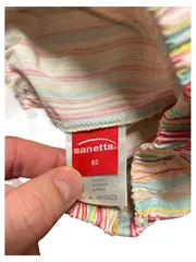 Vorschaubild 4 von Stoffhose Kinder Gr. 80 gestreift bunt Baumwolle Sommer