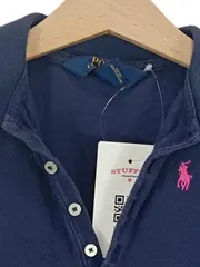 Vorschaubild 3 von Kinder Poloshirt Gr. 98 Blau Uni Logo Preppy Freizeit