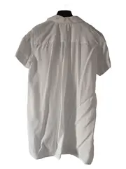 Vorschaubild 2 von Taifun Damen Bluse Hemdbluse Gr. 34/XS Weiß Casual Kurzarm