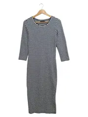 Vorschaubild 1 von Even & Odd Damen Freizeitkleid gestreift Gr. 38/M Blau Casual