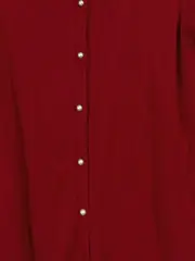 Vorschaubild 4 von Damen Strickjacke Rot Gr. 40 Basic
