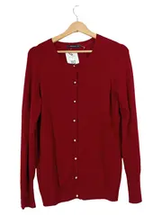 Vorschaubild 1 von Damen Strickjacke Rot Gr. 40 Basic