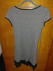 Vorschaubild 2 von EDC Damen Freizeitkleid gestreift Gr. 36 S Maritim Baumwolle Knopfleiste