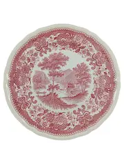 Vorschaubild 1 von Burgenland Dessertteller Kuchenteller Rot 19 cm Porzellan