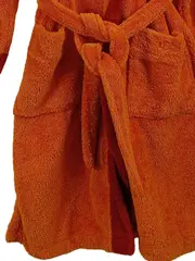 Vorschaubild 4 von Bademantel Damen Gr. 40/L Orange Polyester Komfortabel
