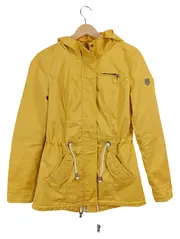 Vorschaubild 1 von Damen Leichte Jacke Parka Gelb Gr. 36/S mit Kapuze Casual