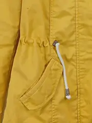 Vorschaubild 4 von Damen Leichte Jacke Parka Gelb Gr. 36/S mit Kapuze Casual