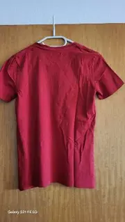 Vorschaubild 2 von Kinder T-Shirt Rot Gr. 12-13 Jahre Casual Logo-Print
