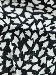 Vorschaubild 6 von Damen Bluse Gr. 38 Langarm Schwarz Grafisch Casual