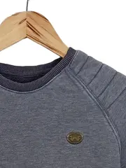 Vorschaubild 3 von Damen Pullover Gr. 36/S Grau Casual Langarm Sweatshirt