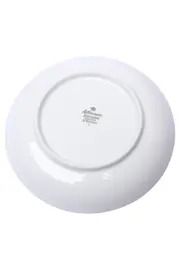 Vorschaubild 3 von Tasse Unterteller Set Porzellan Weiß Schwarz Elegant 6 Teile