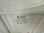 Vorschaubild 3 von EDC Damen T-Shirt Malibu Palm Beach Gr. 36/S Weiß Casual