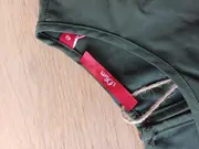 Vorschaubild 2 von Damen Bluse Gr. 42 Oliv Langarm Casual Rüschen