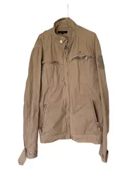 Vorschaubild 1 von Herren Leichte Jacke Beige Gr. XL Casual Wolle