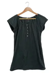 Vorschaubild 1 von Damen T-Shirt Gr. 34/XS Oliv Casual Baumwolle