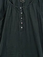 Vorschaubild 2 von Damen T-Shirt Gr. 34/XS Oliv Casual Baumwolle