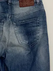 Vorschaubild 6 von Damen Destroyed Jeans Hose Blau Größe 27