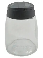 Vorschaubild 1 von Gewürzstreuer Glasbehälter mit Deckel 150ml Gewürzglas 8cm