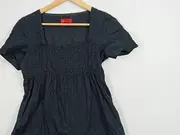 Vorschaubild 3 von EDC Damen T-Shirt Gr. 34/XS Schwarz Casual Baumwolle