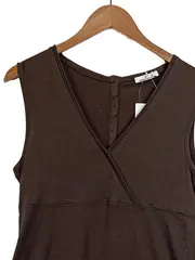 Vorschaubild 2 von Damen Freizeitkleid Gr. 42/XL Braun Casual Midikleid