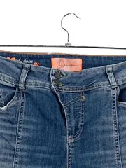 Vorschaubild 2 von Damen Jeans Straight Leg Casualfit Blau W34 L30 Uni