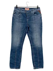 Vorschaubild 1 von Damen Jeans Straight Leg Casualfit Blau W34 L30 Uni