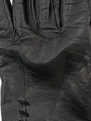 Vorschaubild 2 von TCM Damen Lederhandschuhe Schwarz Gr. 7 Lammleder Wolle gefüttert Elegant