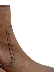 Vorschaubild 4 von Damen Chelsea Boots Leder Braun Gr. 39 Stiefelette